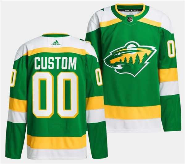 Men's Minnesota Wild Custom Green 2023-24 Stitched Jersey,We sell and wholesale Men's Minnesota Wild Custom Green 2023-24 Stitched Jersey on line form chian!